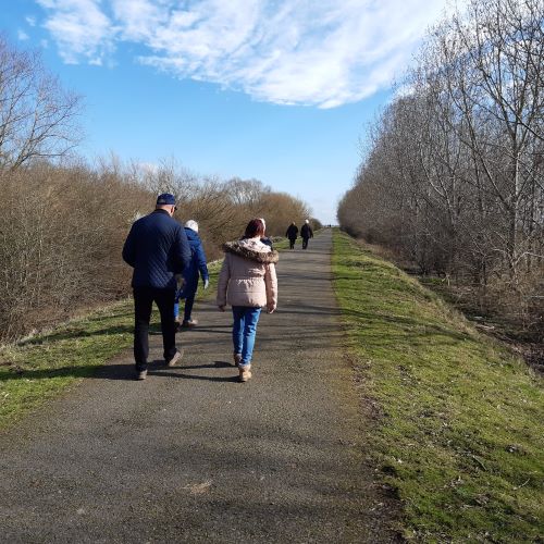 walking group march