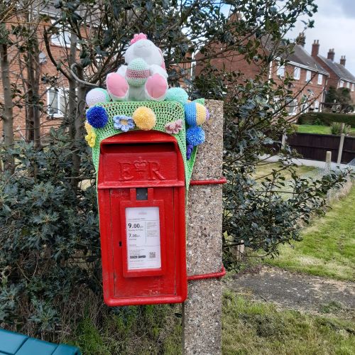 decorated post box
